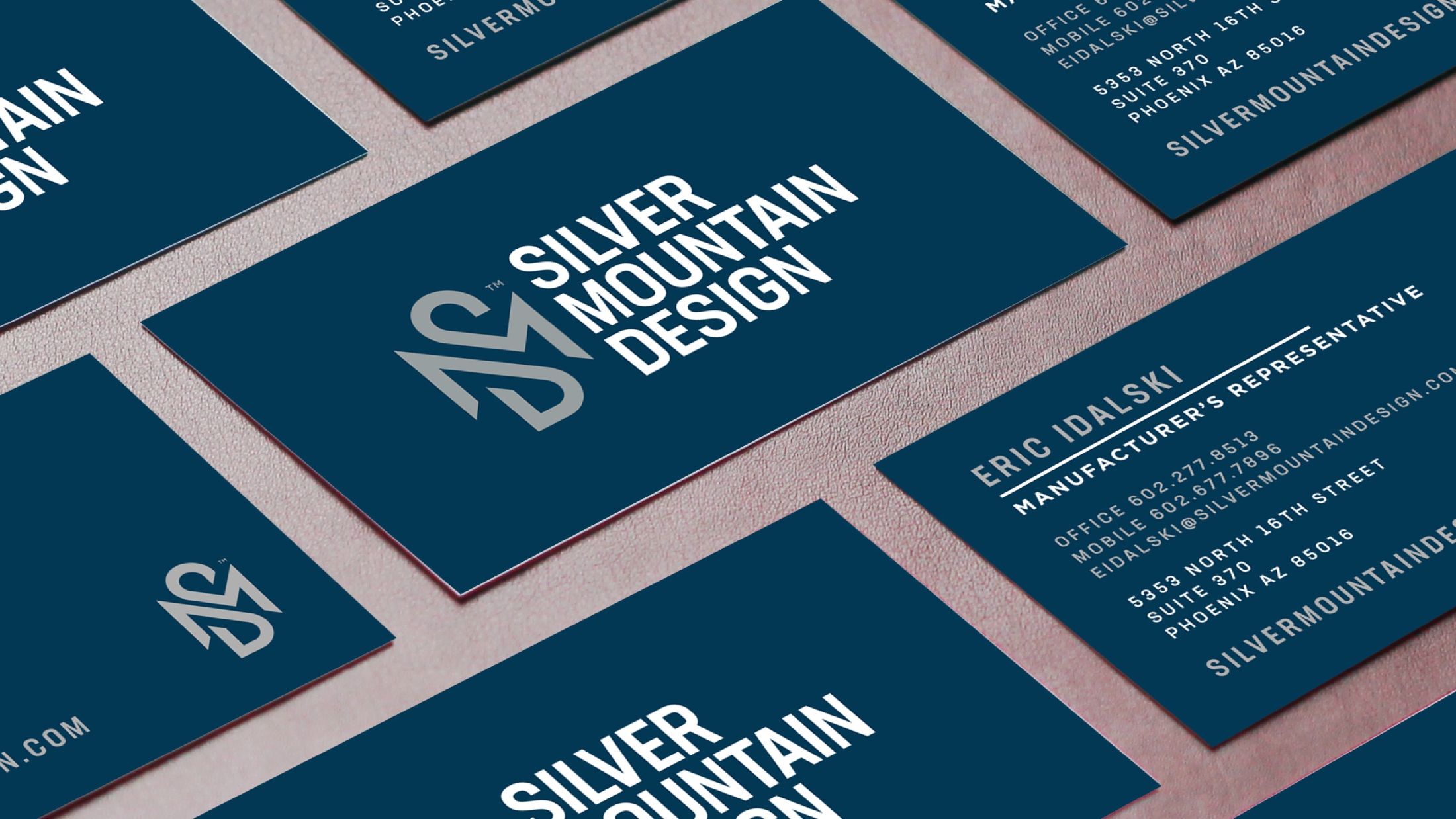 Silver Mountain Design: business cards
