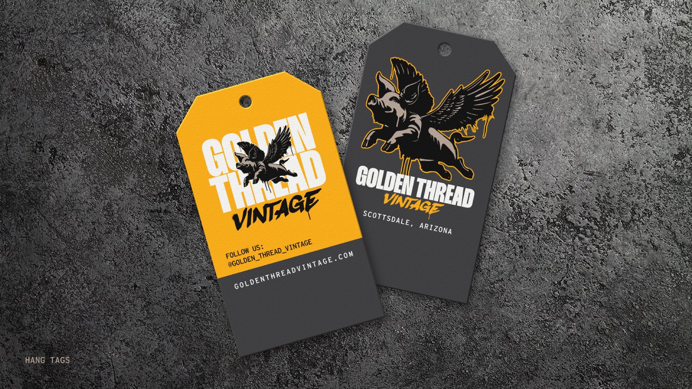 Golden Thread Vintage: hang tags