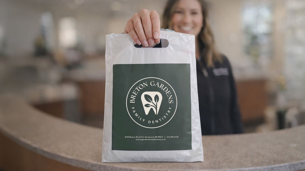 Breton Gardens Dentistry: patient bag