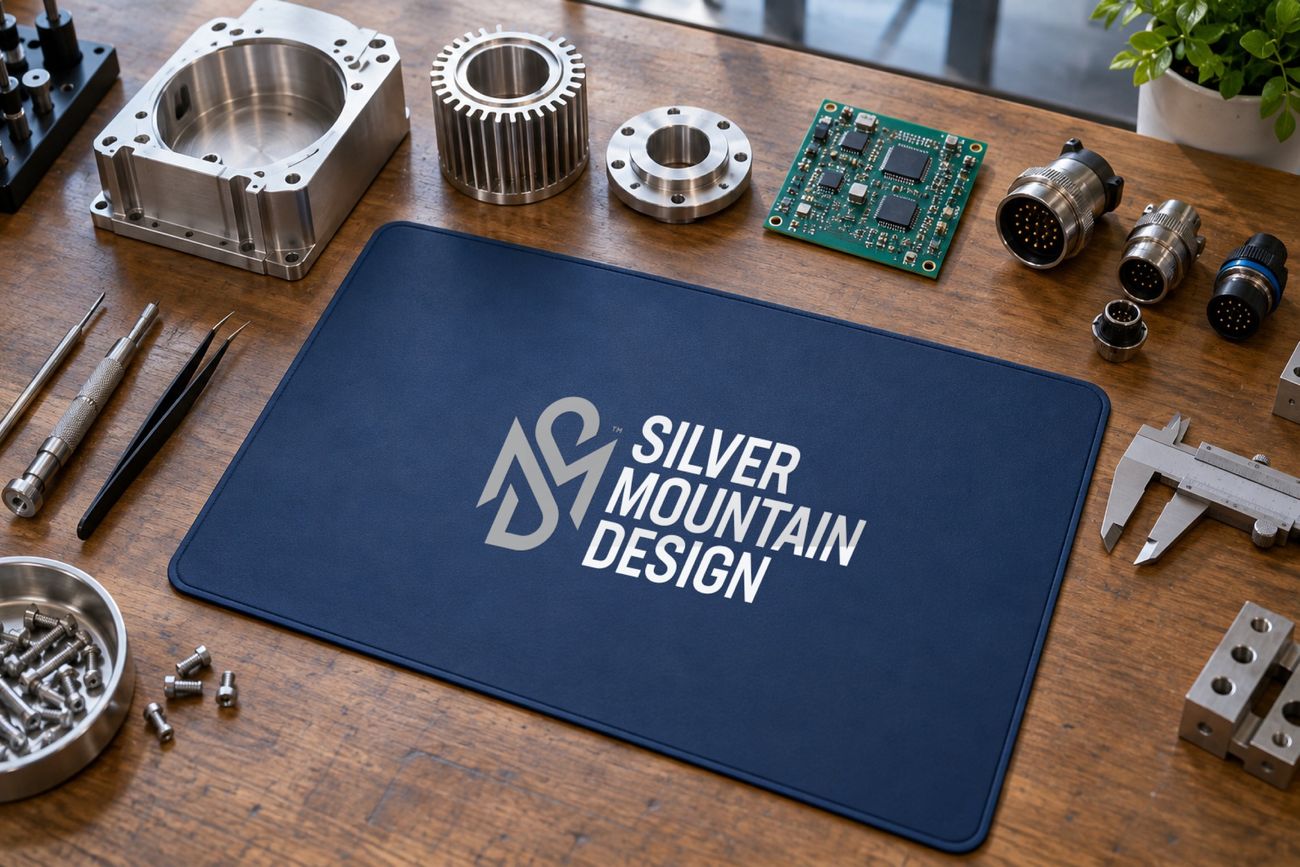 Silver Mountain Design: desk mat
