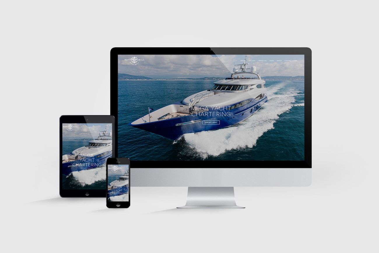 Hatt Mill Mega Yacht: charter website