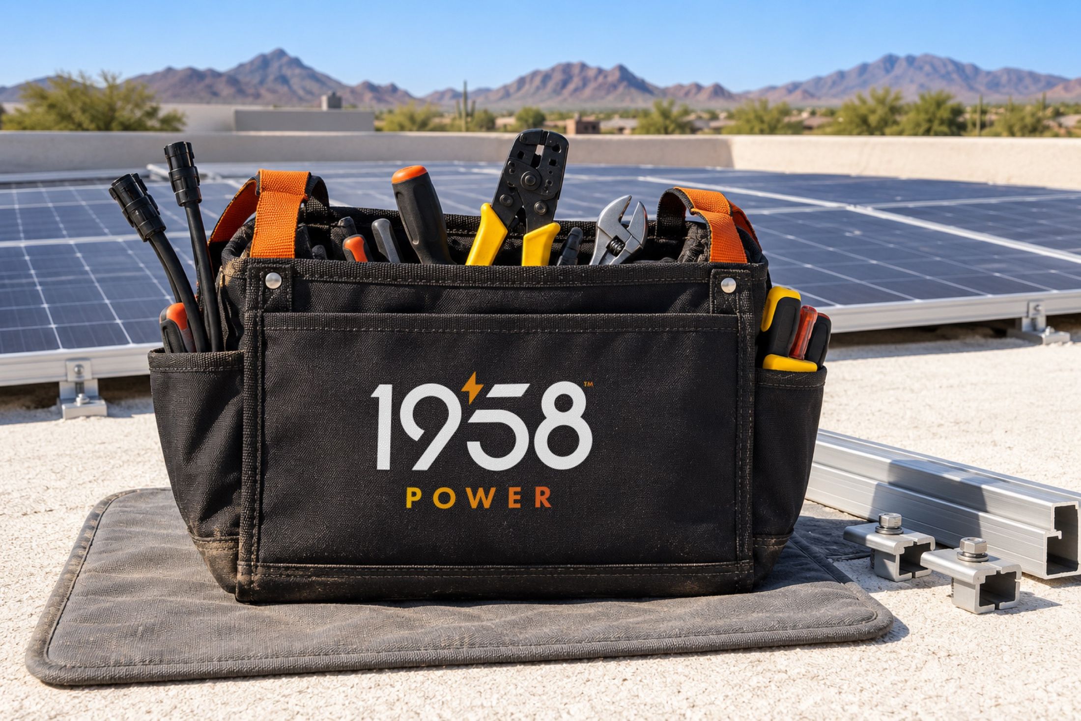 1958 Power: rooftop tool tote