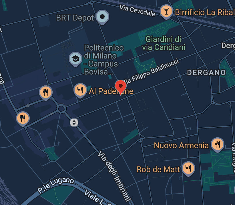 Mappa della sede