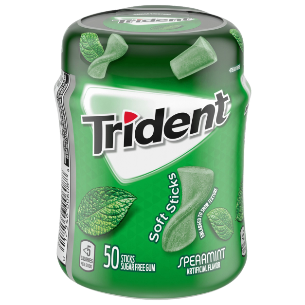 Trident Unwrapped Spearmint (50 pieces) | Trident US