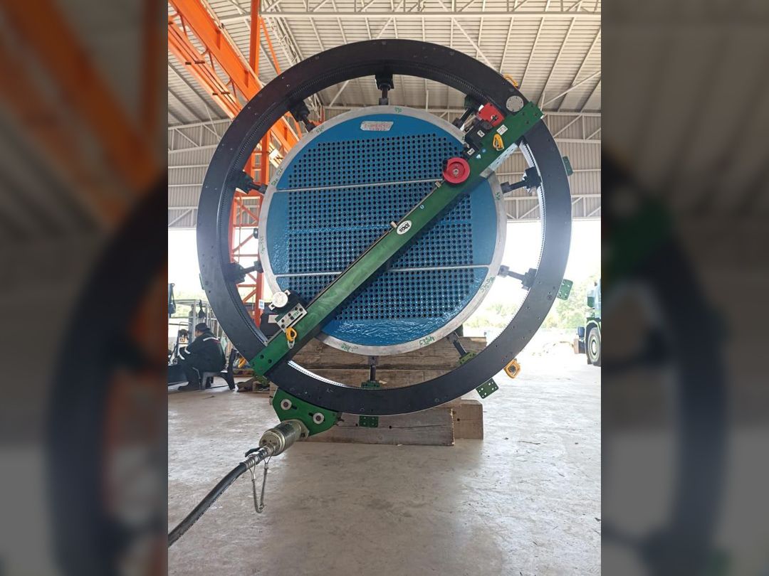 Axis OD Mounted Flange Facing