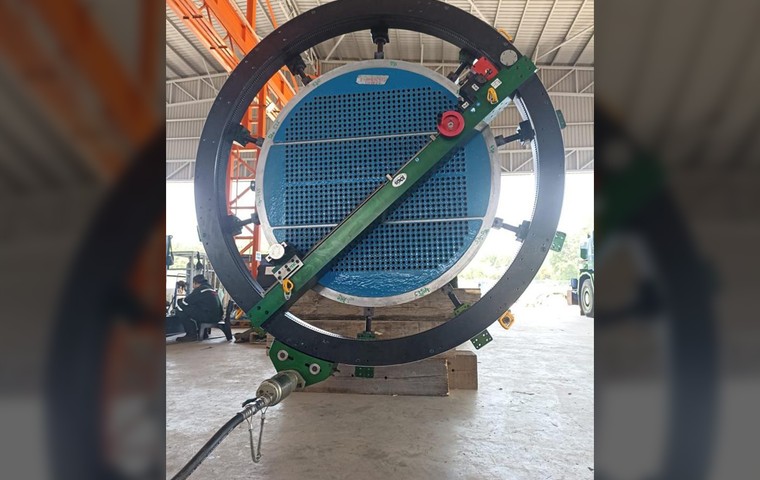 Axis OD Mounted Flange Facing