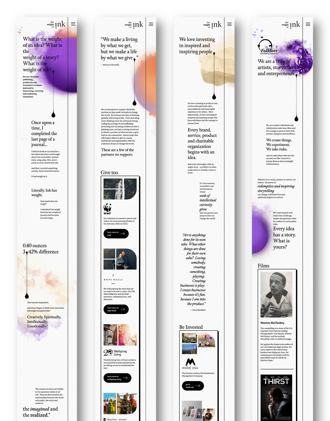 Image from Trends in Modern Web Layout: What's New?