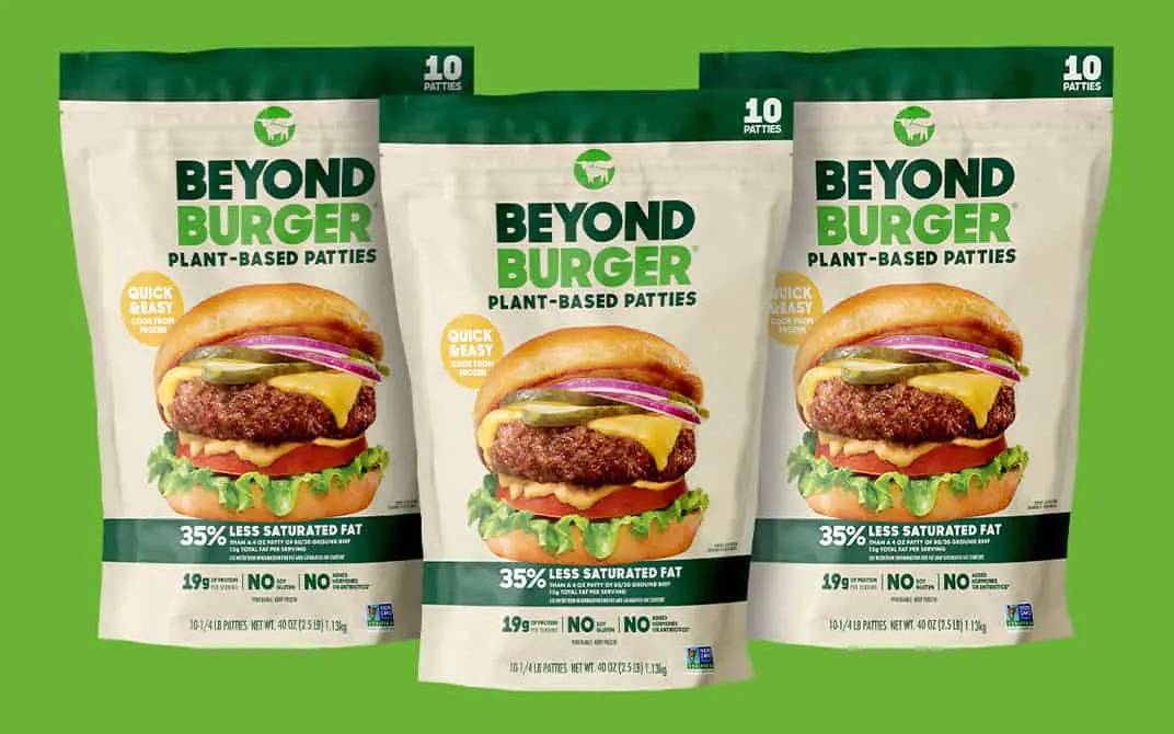 Beyond Meat reports highlighting huge environmental benefits of beyond burger 3.0 over animal beef patties.