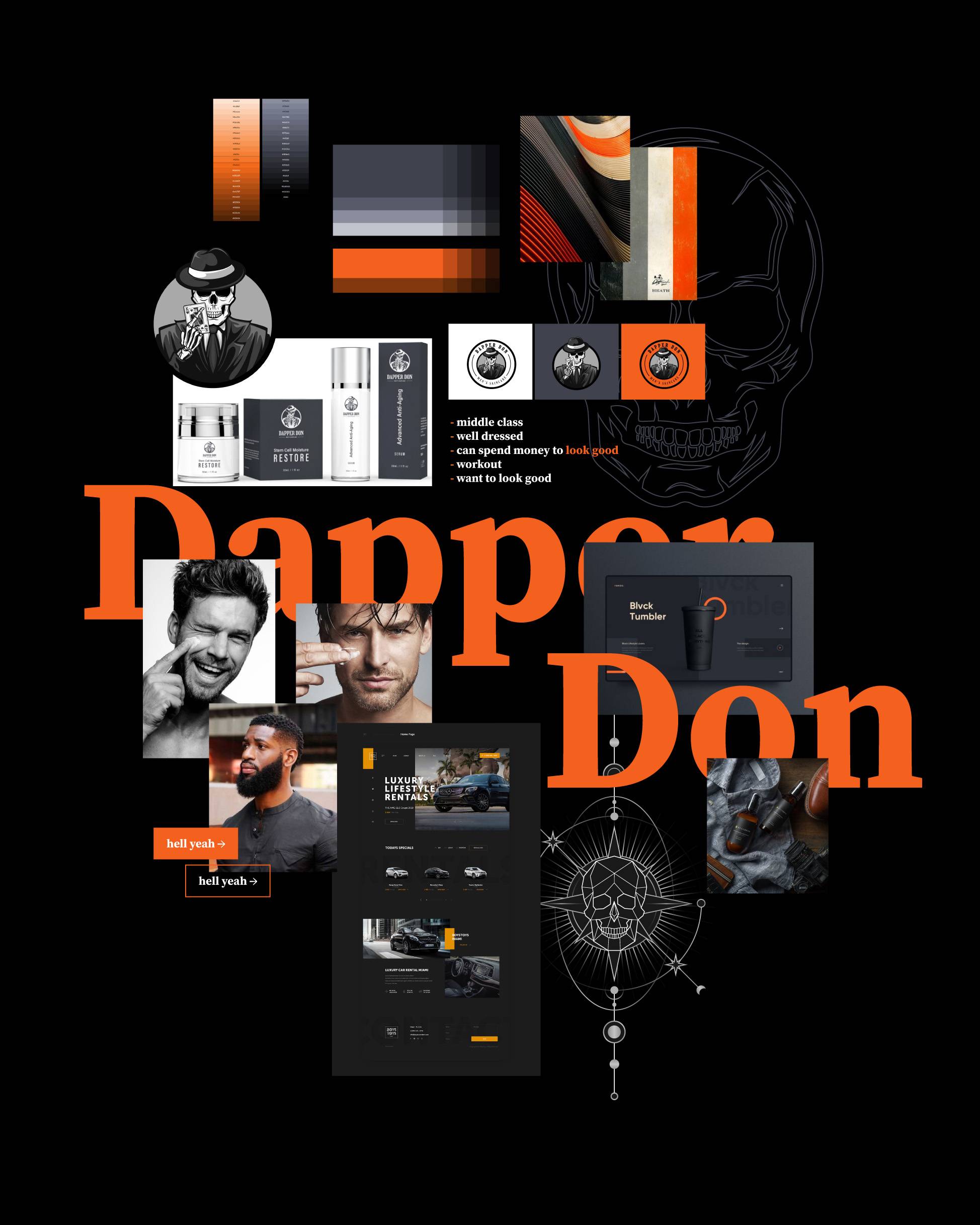 Dapper Don mood board. Source: Studio FLACH