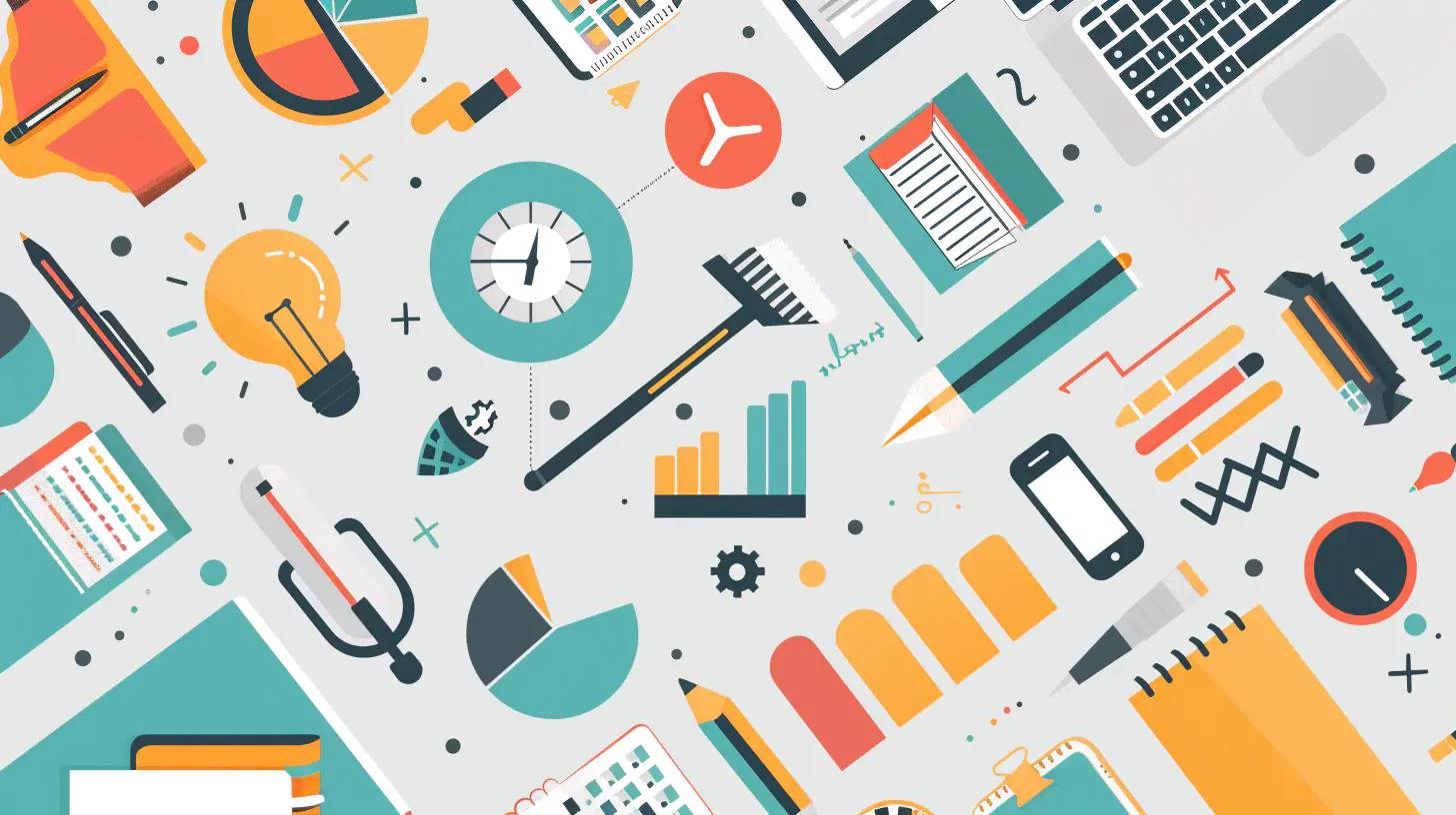 An infographic showcasing the key components of a strong brand, such as logo, color palette, brand voice, and customer service.