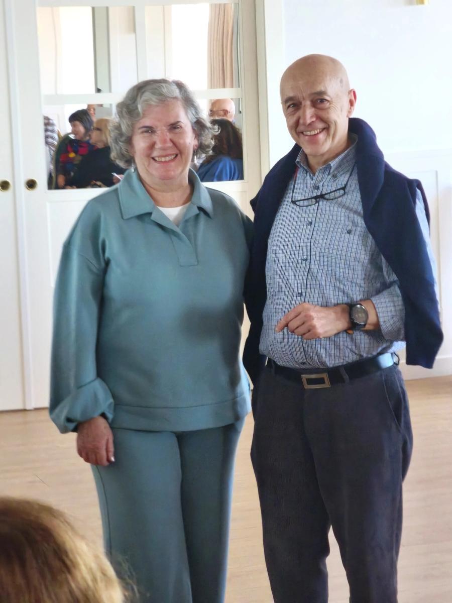 New chairlady and outgoing chair of Spain