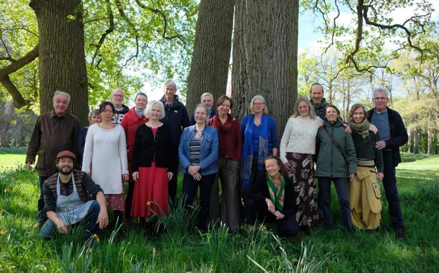Participants of the kejiwaan weekend at the Oxerhof, near Deventer, the Netherlands