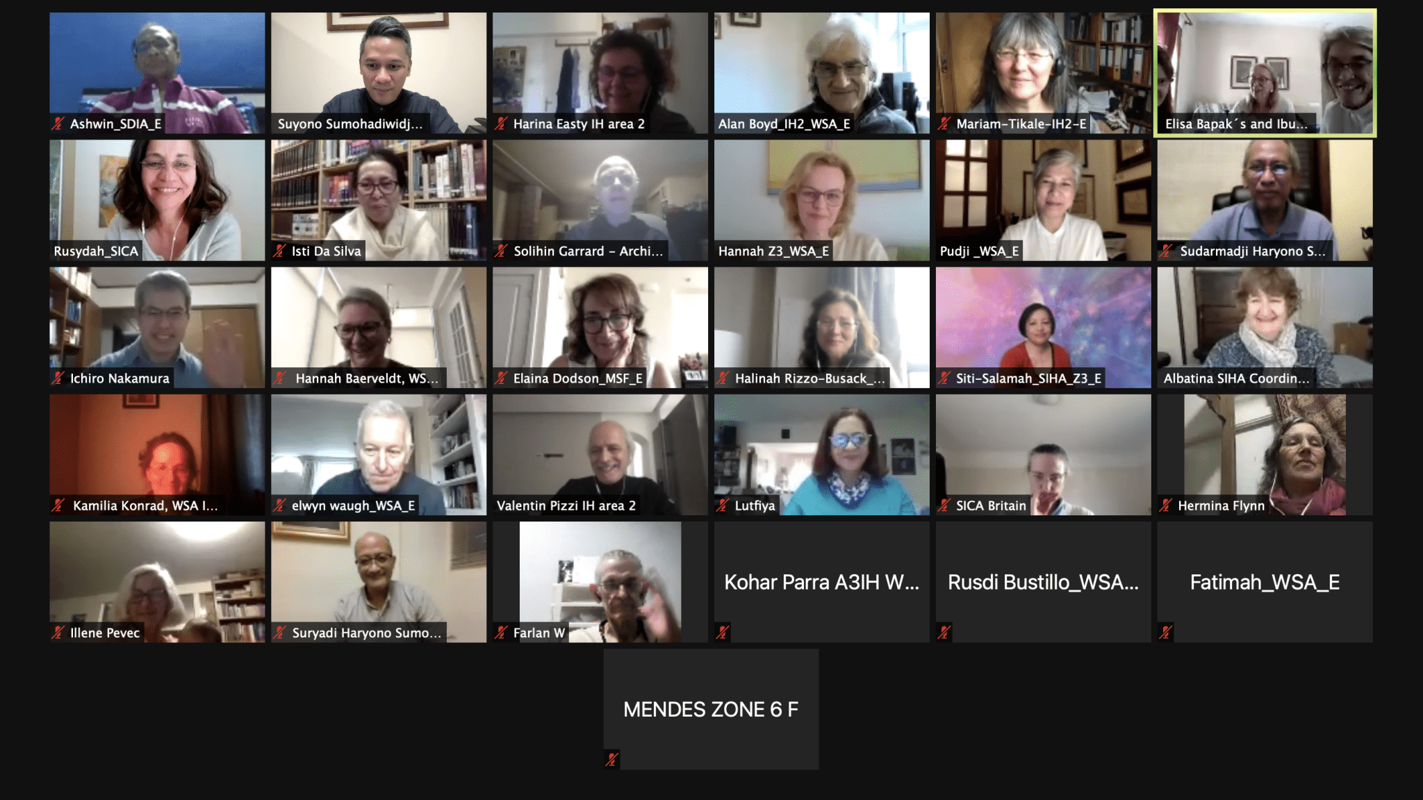 WSA Executive Committee Report – 2021