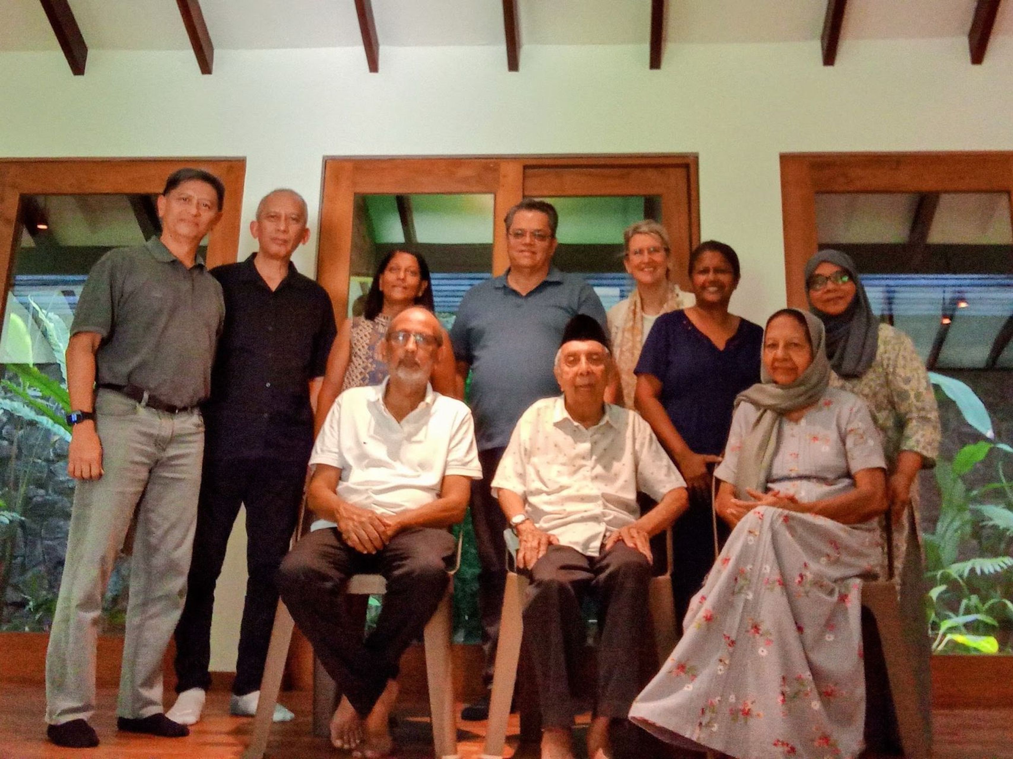 Inside the new hall in Sri Lanka 