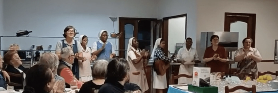 Singing nuns at the monastery