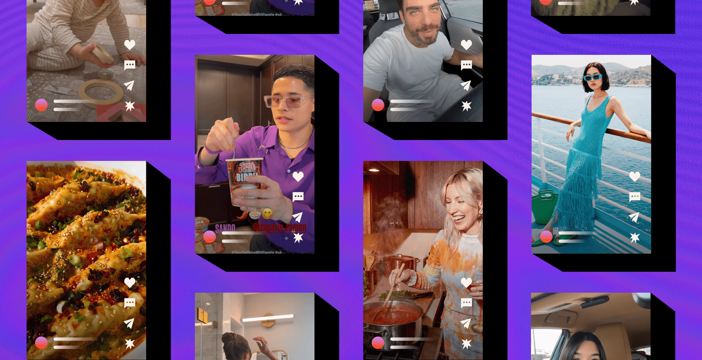 Imager of creators on social media