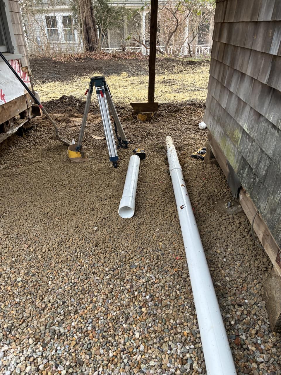 Legacy Excavation is a drainage contractor that provides French drains, drywells, and storm-water control
