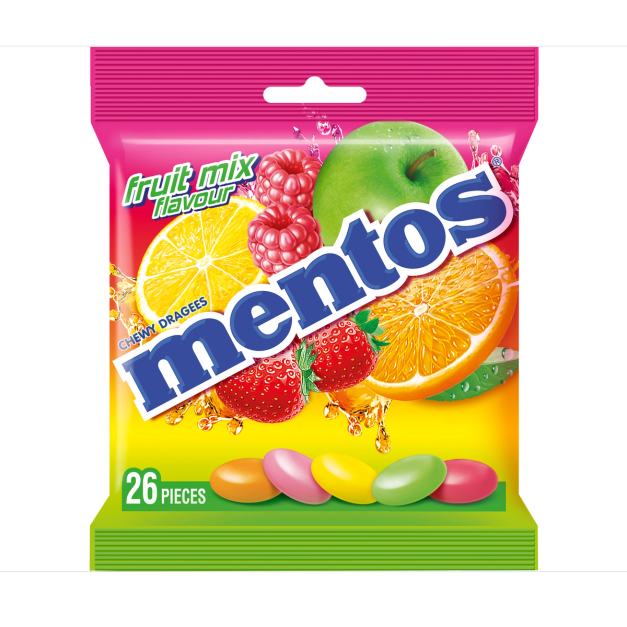 Mentos Mono Fruit Mix 26p Bag | Mentos South Africa