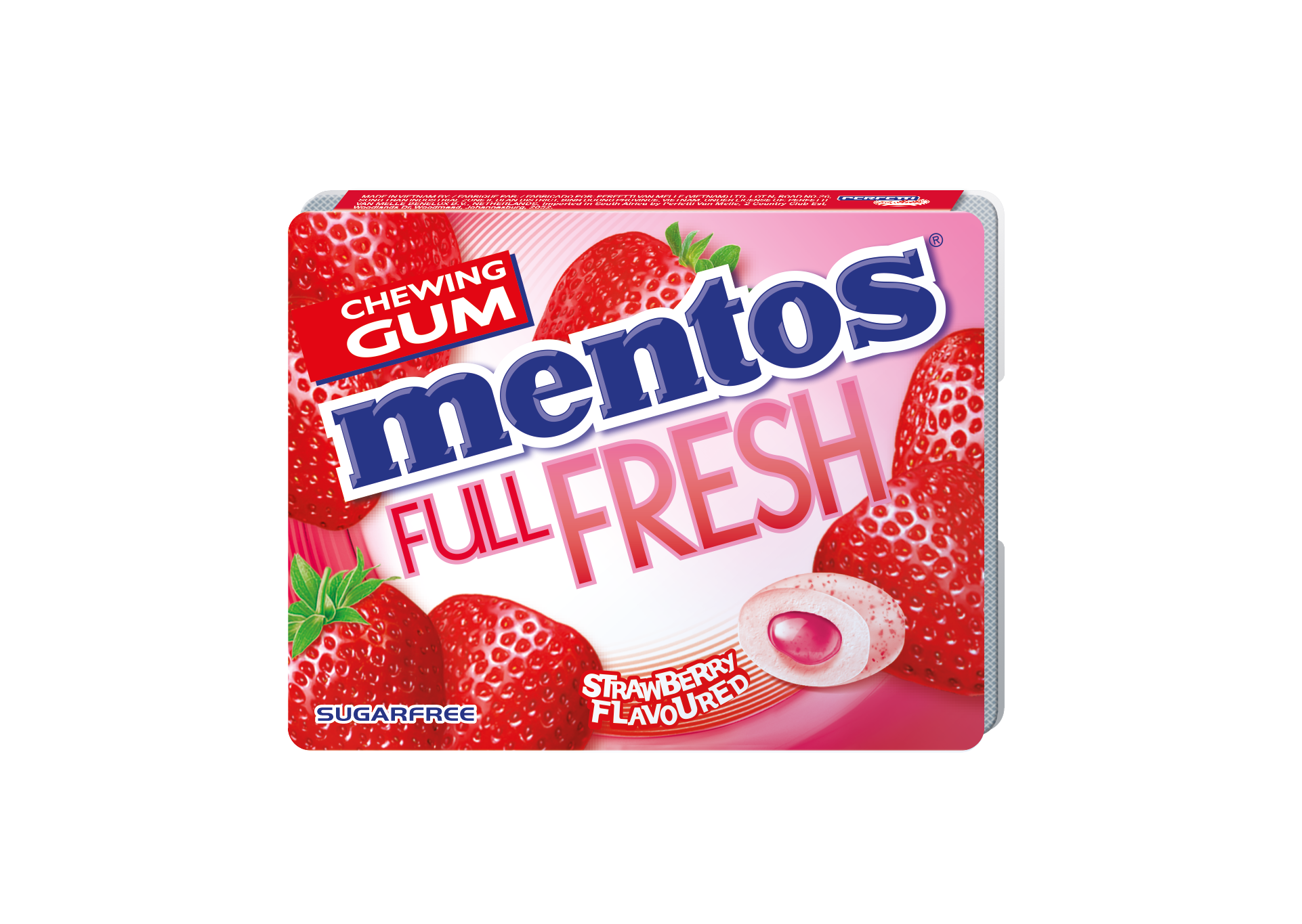 Mentos Full Fresh Strawberry 8p Blister