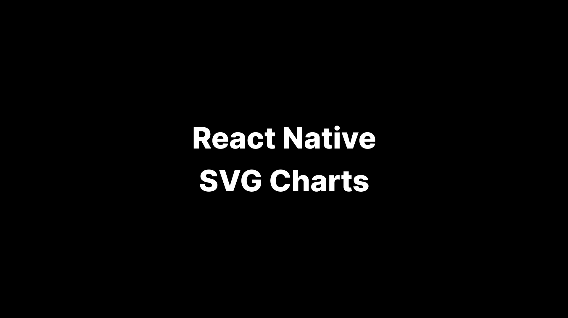 React Native SVG Charts