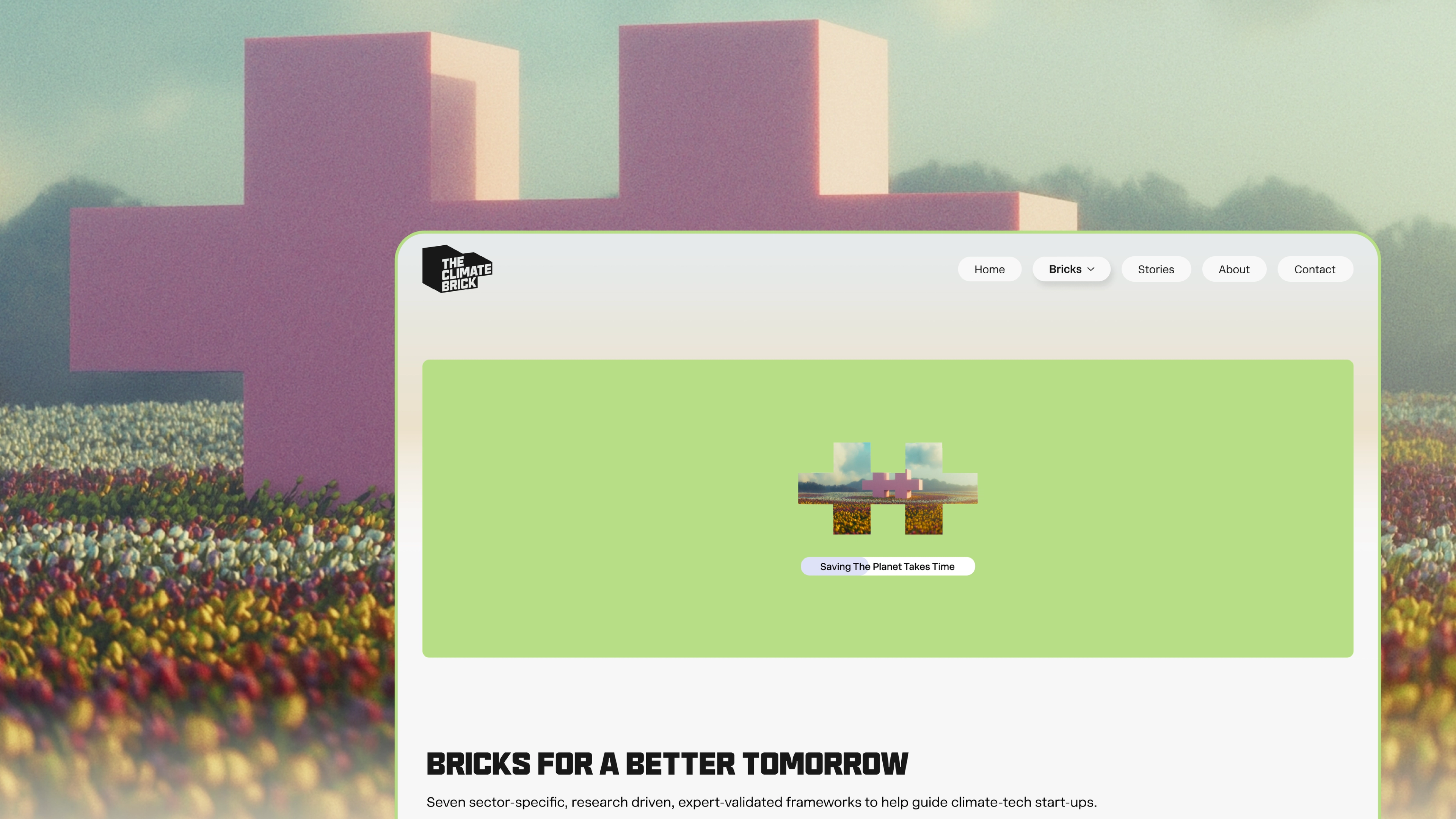 The Climate Brick — gallery