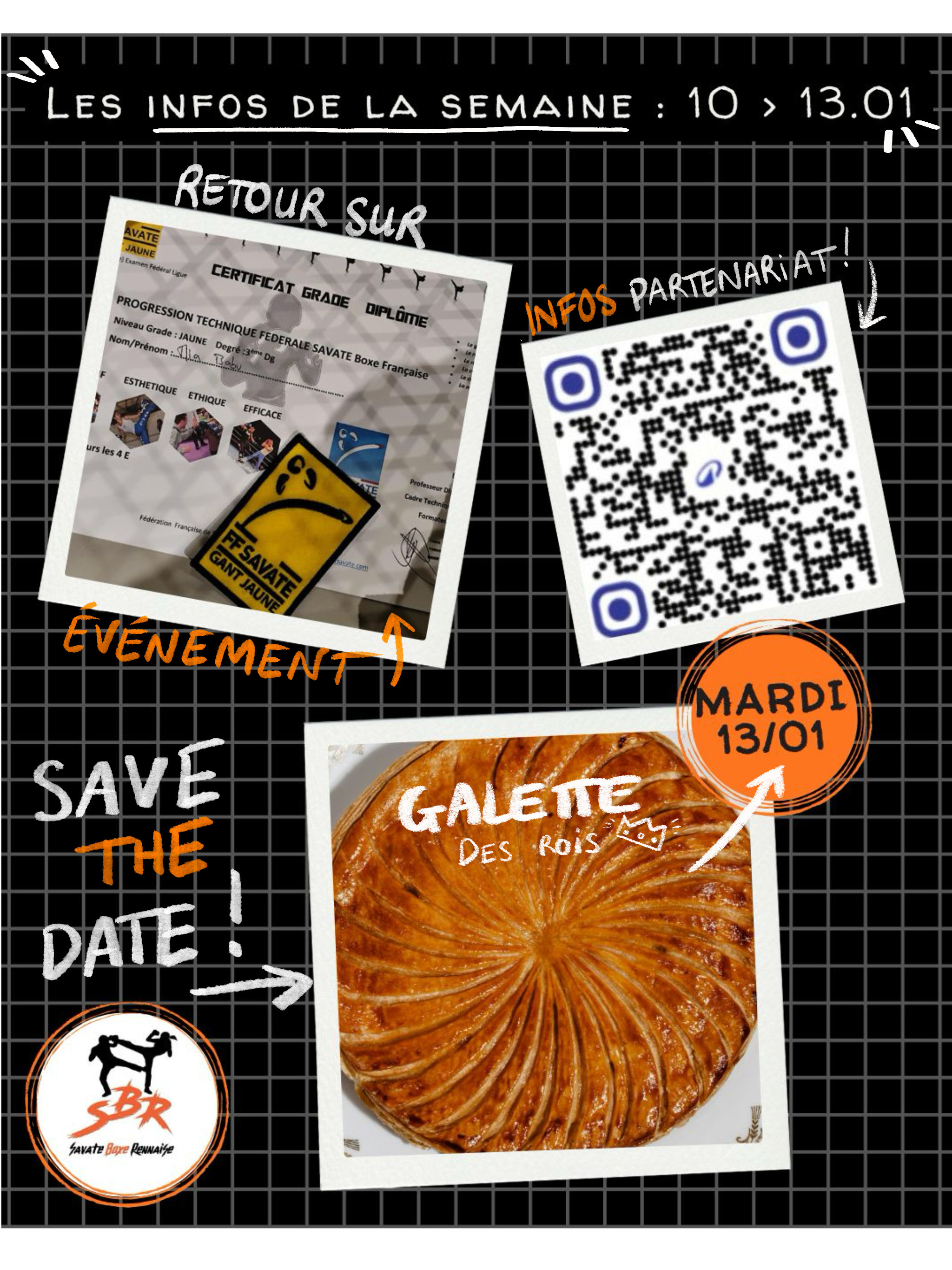 Annonce galette des rois 13 janvier 2026