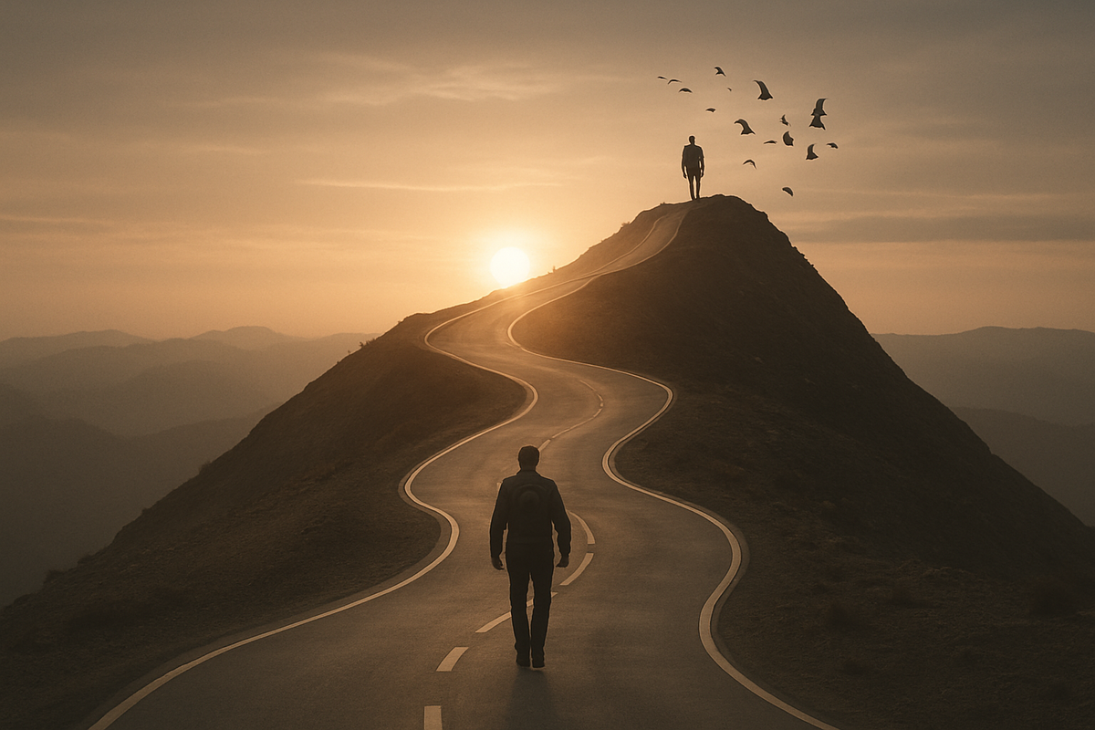 Growth rarely announces itself. It usually asks you to keep walking.