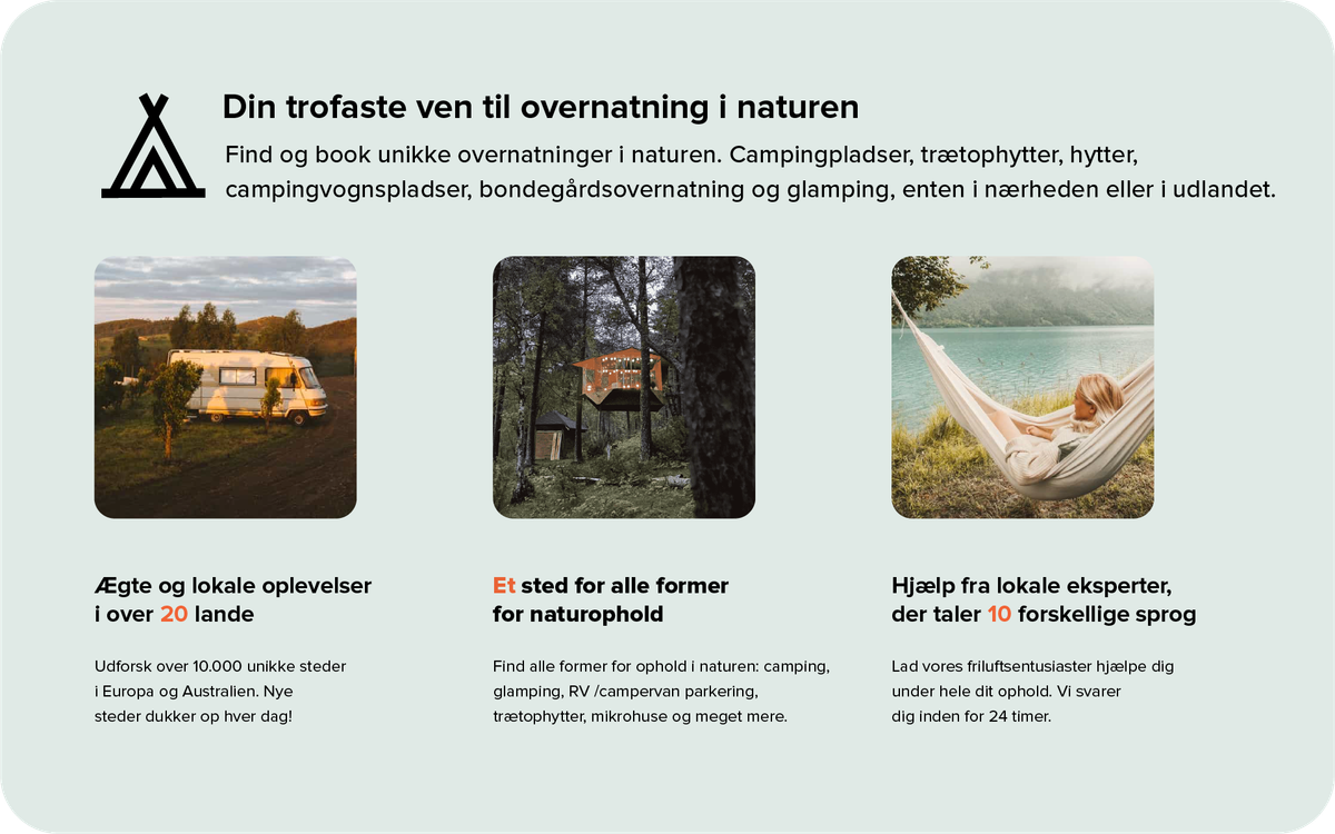 Din trofaste ven ti camping i Danmark