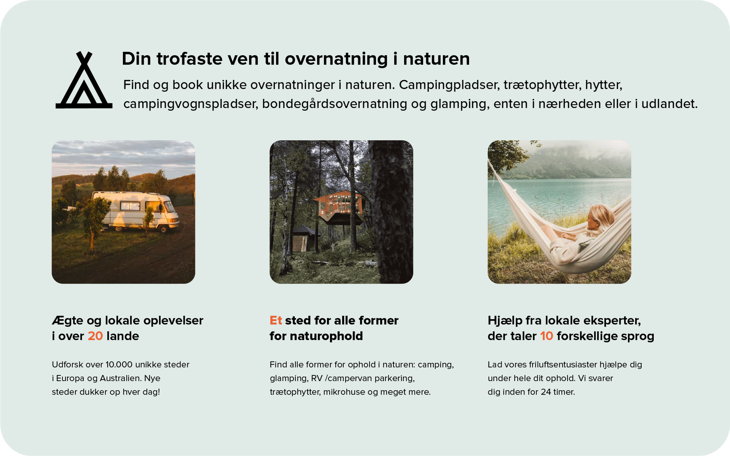 Din trofaste ven ti camping i Danmark