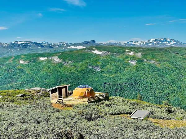 A dome for glamping in Norway