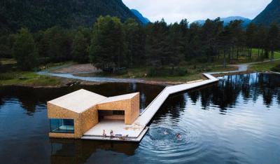 Soria Moria floating sauna