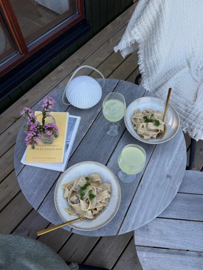 Delicious dinner on the terrace