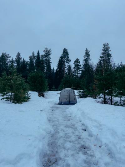 En dejlig varm sauna