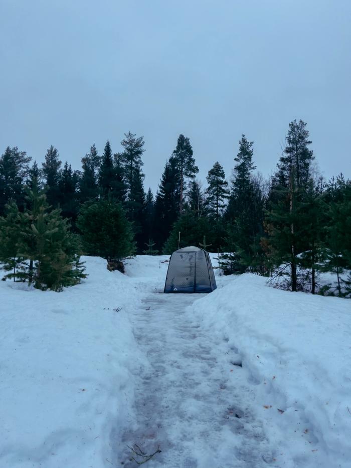 En dejlig varm sauna