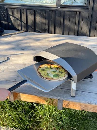 We made pizza