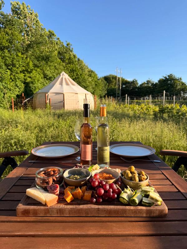 Tapas by the tent