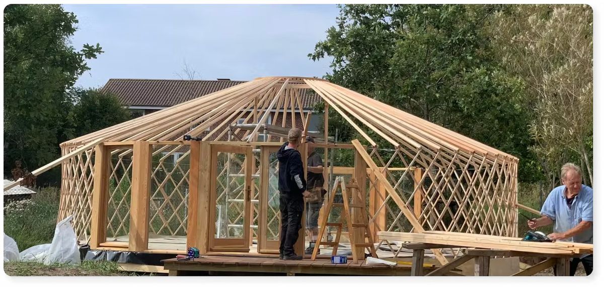 Danmark i Camping Glamping Jurt - naturoplevelse