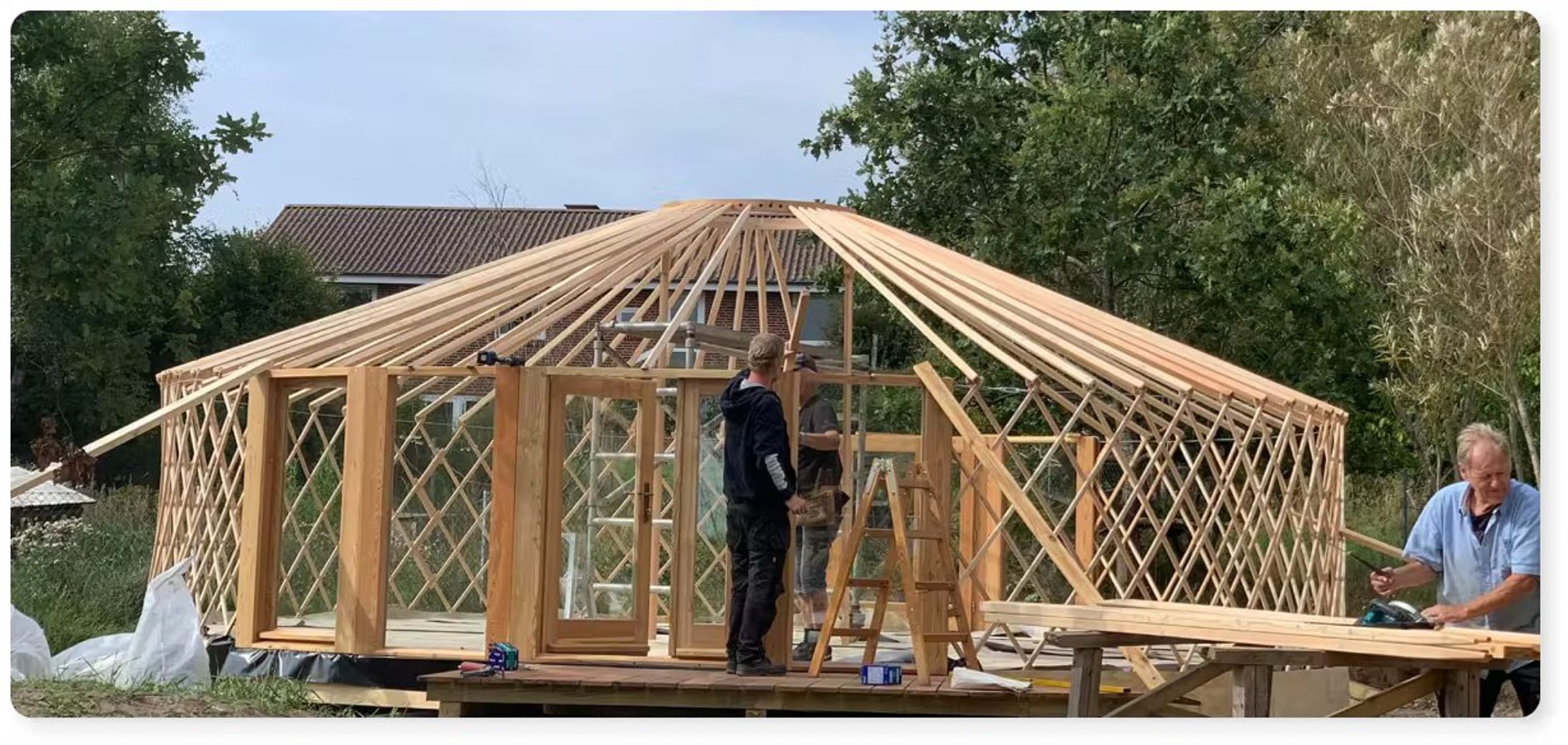 Danmark i Camping Glamping Jurt - naturoplevelse