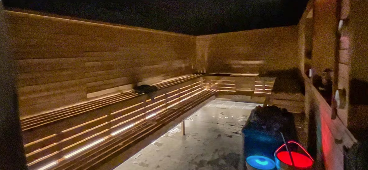 Saunagus og isbad hos Innercise