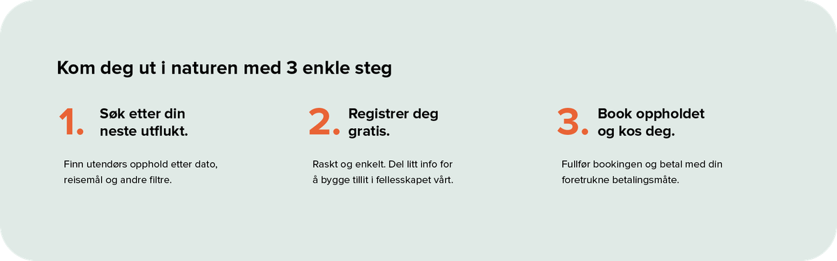 Book camping i Portugal i tre enkle trinn