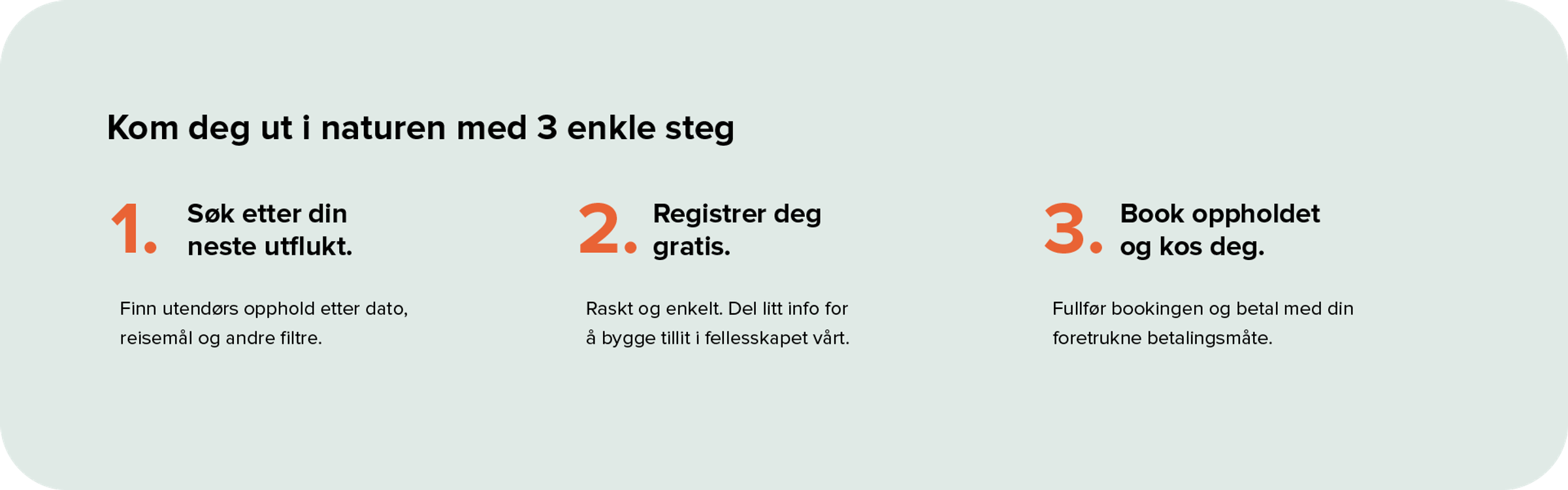 Book camping i Sverige, rakst og enkelt