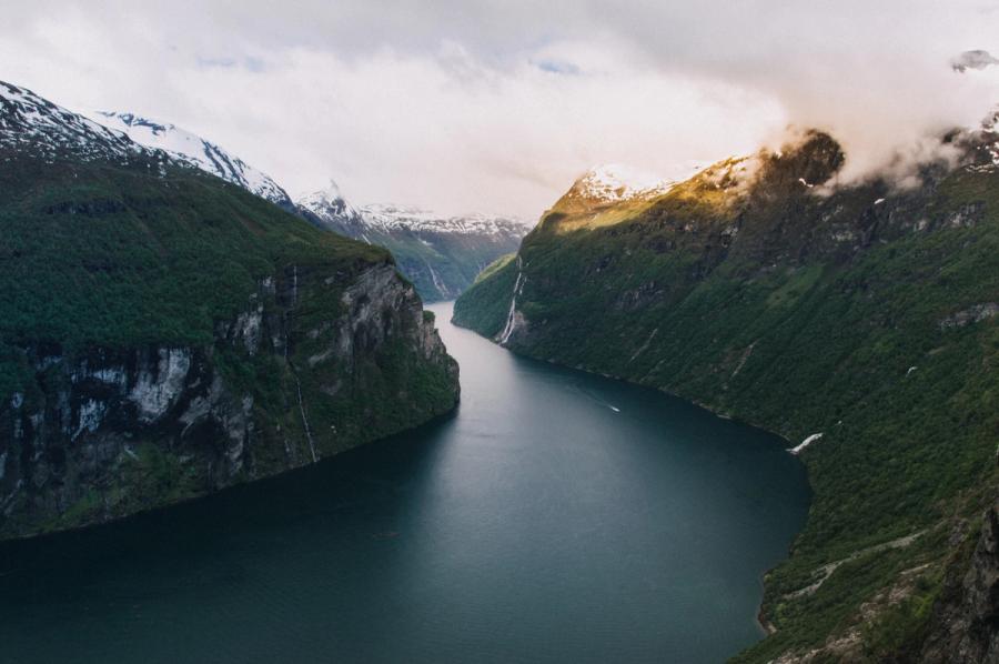 Geirangerfjorden er et unikt reisemål når man er på camping i norge