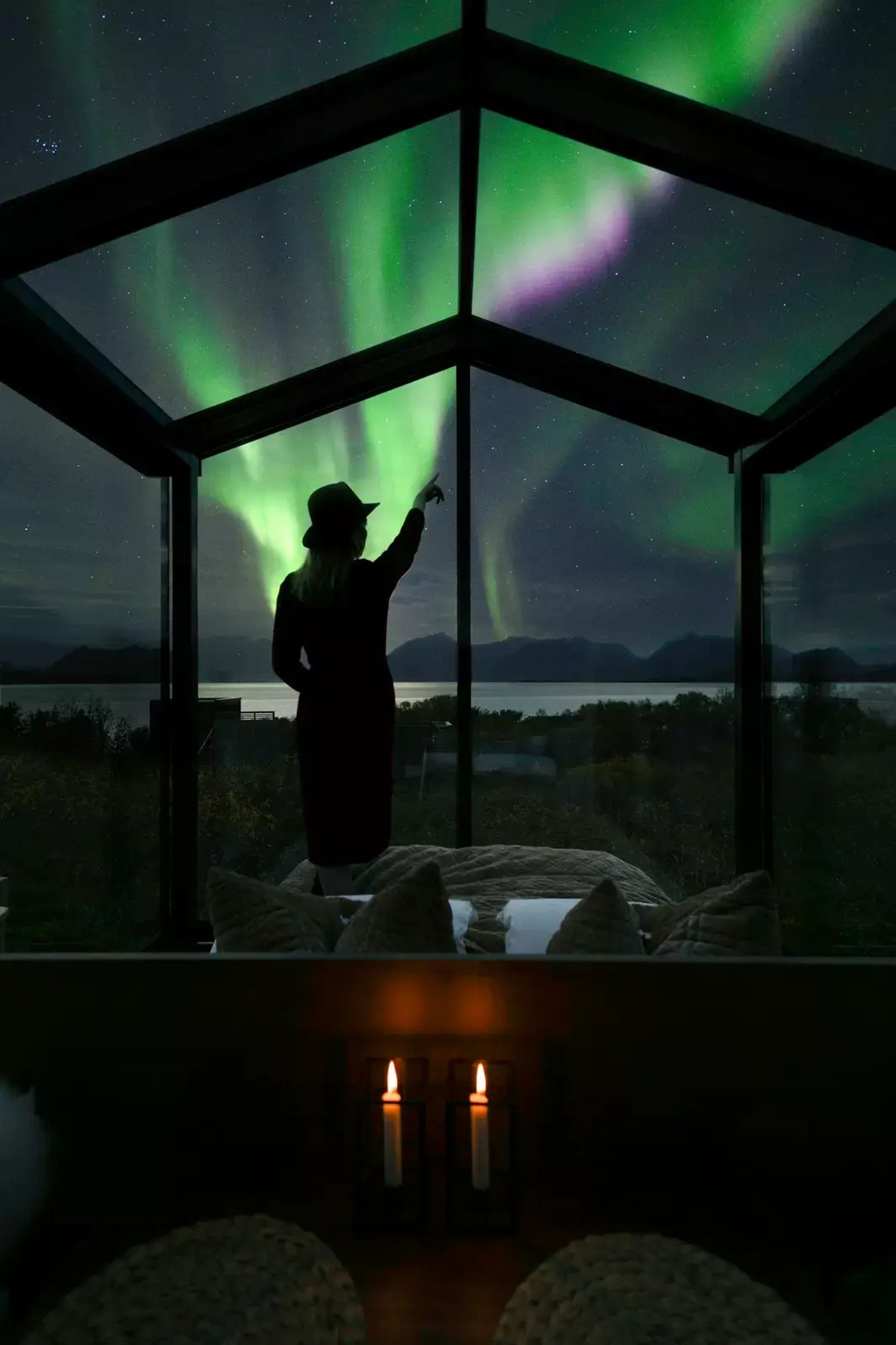 Nordlys i Finland