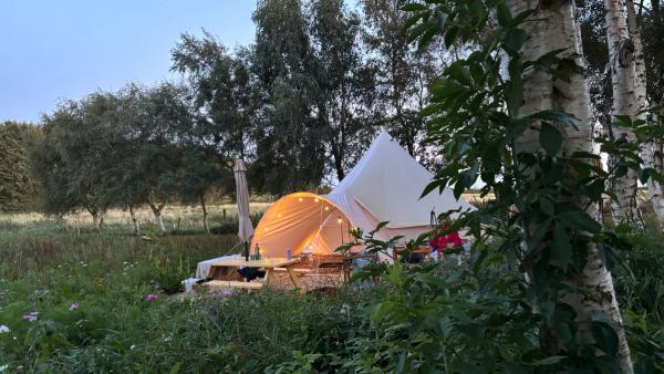 Mitt wellness-glamping-äventyr i Tylstrup