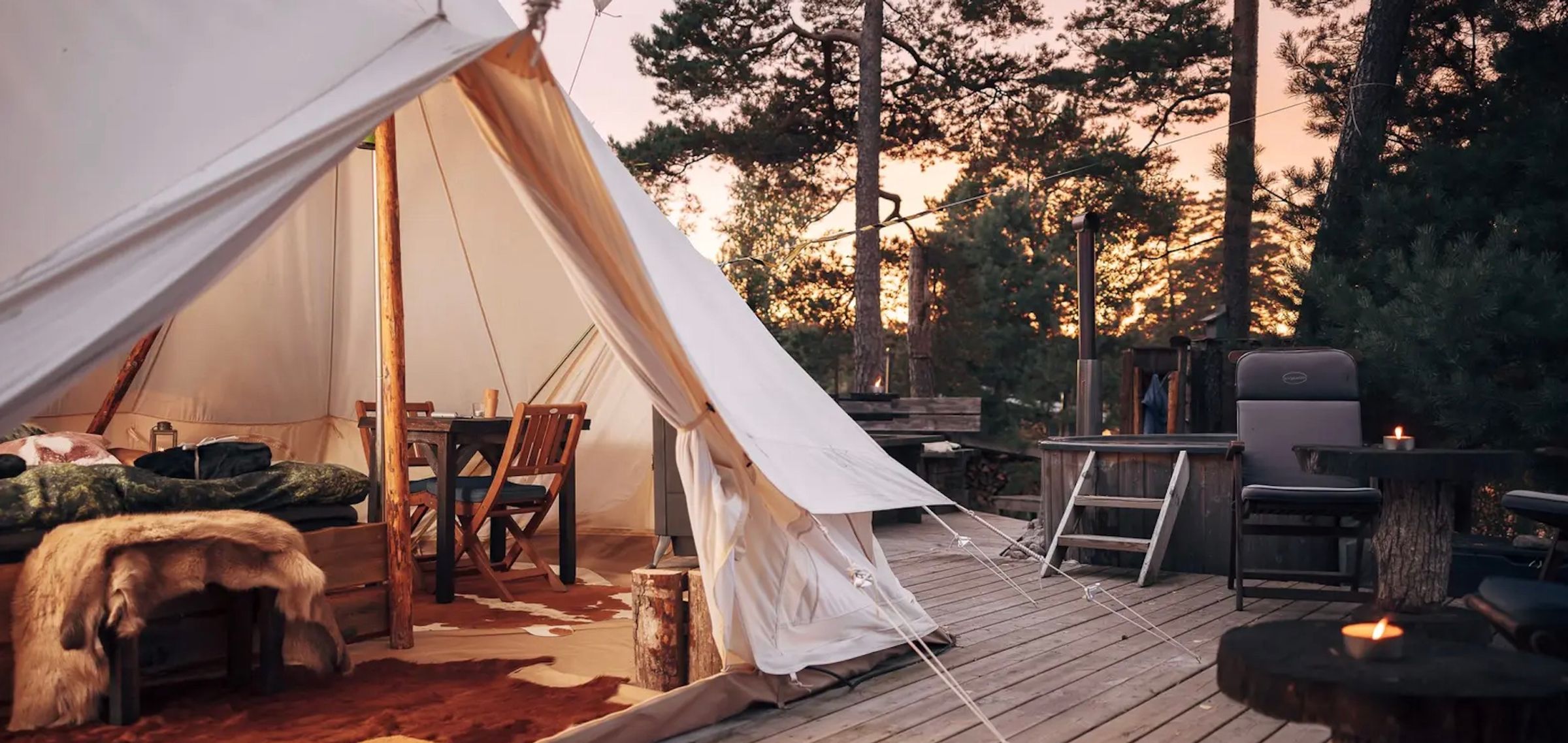 Vad är glamping?