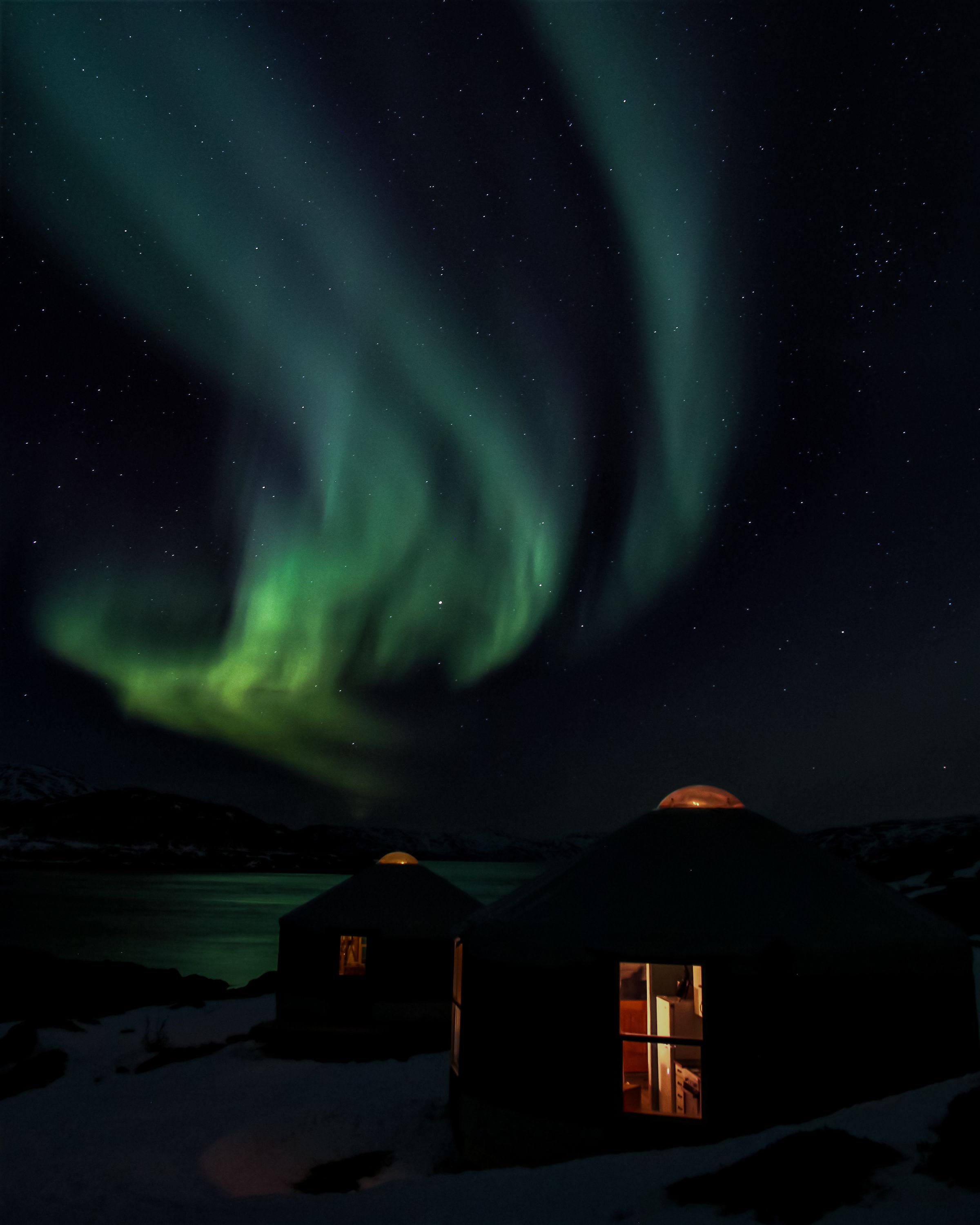 Bedste sted at se nordlys