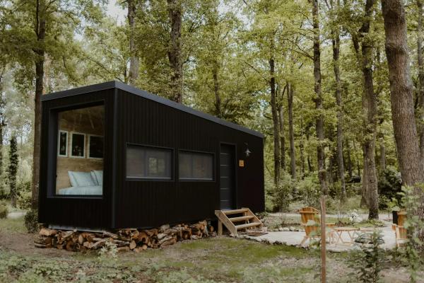 Tiny house in the woods of France
