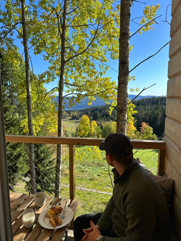 Frokost på verandaen