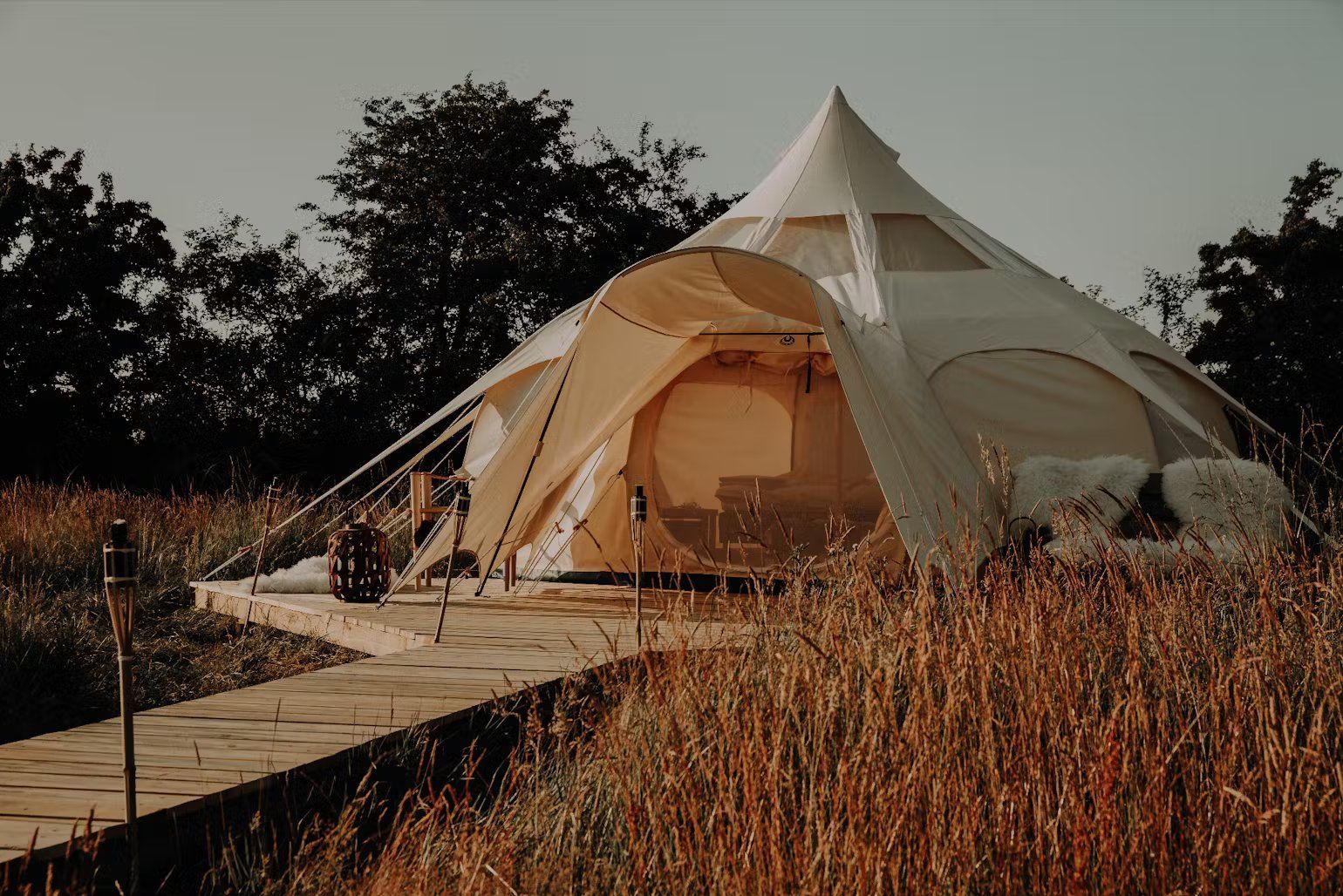 Luksus Glamping i naturen