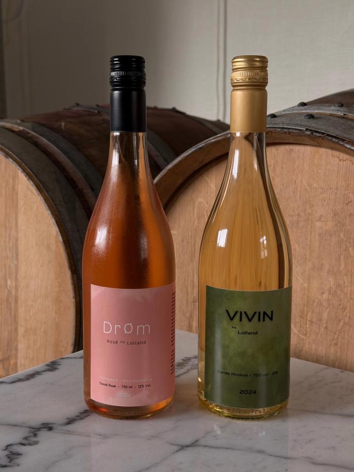 Bottles produced at the farm